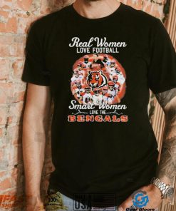 Real women love baseball smart women love the Cincinnati Bengals signatures 2022 shirt