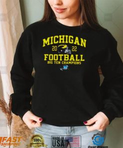 Mden university of michigan football 2022 big ten champions shirt