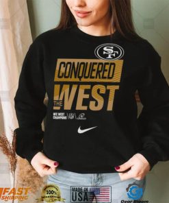 San Francisco 49ers Conquered The West 2022 AFC West Division Champions Playoff NFL Shirt