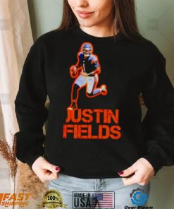 justin Fields Chicago Bears running shirt