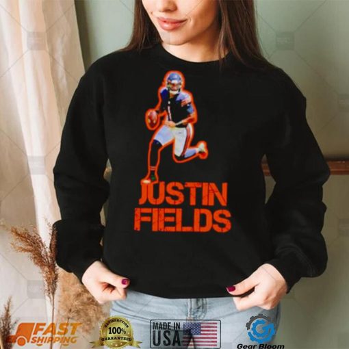 justin Fields Chicago Bears running shirt