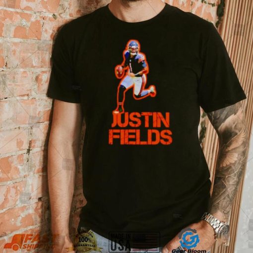 justin Fields Chicago Bears running shirt