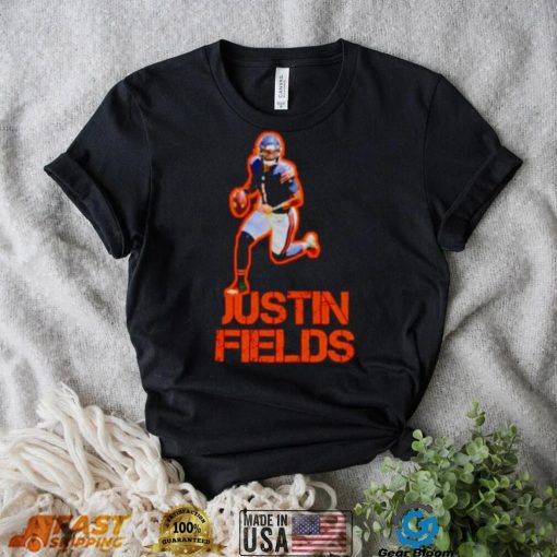 justin Fields Chicago Bears running shirt