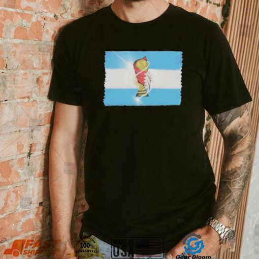 World Cup Champion Argentina Lionel Messi Fifa World Cup 2022 T Shirt