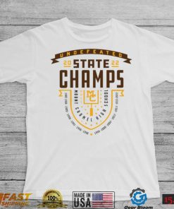 Caravan Undefeated 2022 State Champs Mount Carmel High School Tee