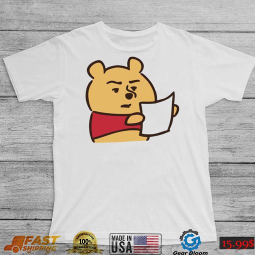D Made Kanahei Winnie The Pooh Reading Shirt
