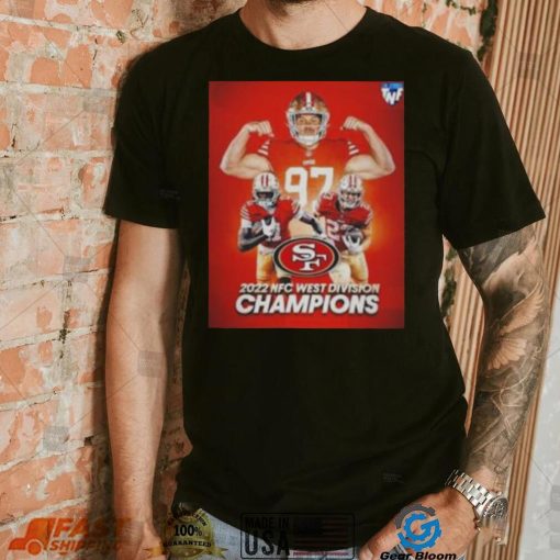 San francisco 49ers winner 2022 nfc west champions shirt