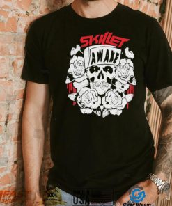 Roses And Skull Awake Vintage Skillet Music Band Shirt