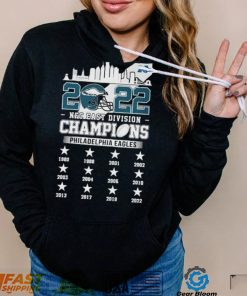 2022 NFC East Champions Philadelphia Eagles Skyline Shirt