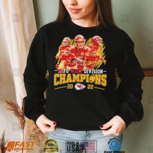 Chiefs Team AFC West Division Champions 2022 Shirt