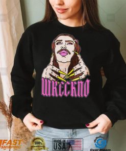 Wreckno cartoon wreckno merch wreckno butterfly beanie Tee