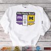 TCU vs Michigan Football 2022 CFP Semifinal Vrbo Fiesta Bowl Logo Matchup Shirt