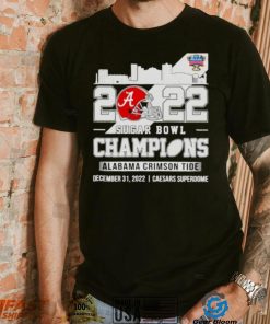 2022 Sugar Bowl Champions Alabama Crimson Tide skyline shirt