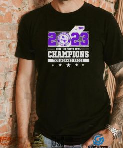 2023 Fiesta Bowl Champions Tcu Horned Frogs matchup shirt