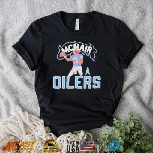 Tennessee Titans steve mcnair oilers shirt