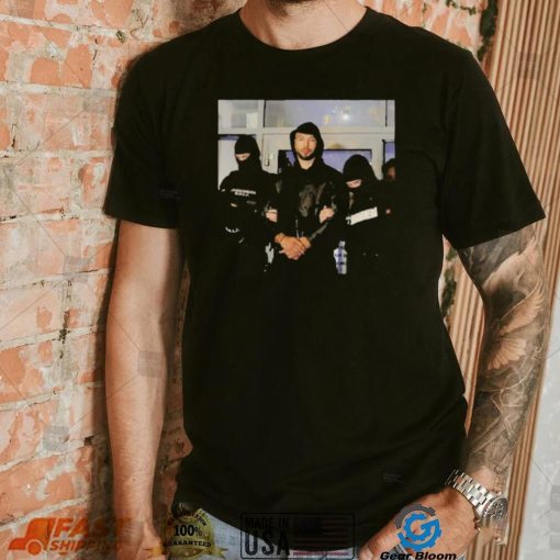 Wearable clothing merch andrew tate arrest shirt