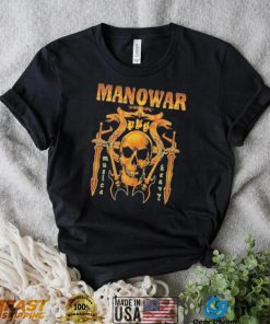 Heavy music manowar skull shirt