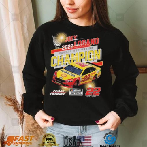 Joey Logano 2022 Champion Nascar Cup Series Shirt