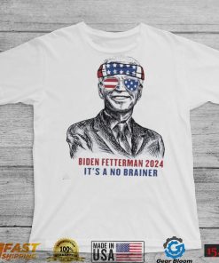 Abraham Lincoln Biden Fetterman 2024 It’s A No Brainer Shirt