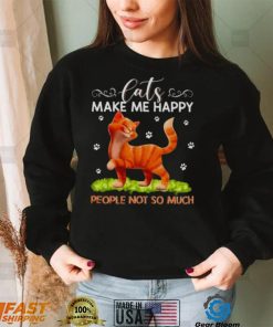 Cats Make Me Happy People Not So Much Shirt 4321c7 0