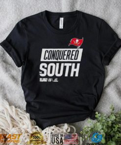 Conquered the south nfc south champions tampa bay buccaneers 2023 shirt