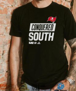 Conquered the south nfc south champions tampa bay buccaneers 2023 shirt