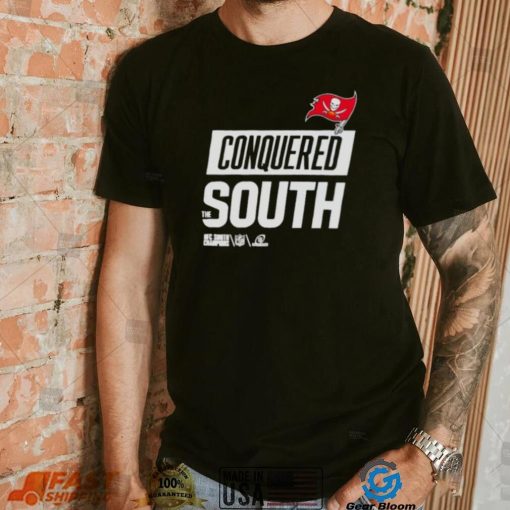 Conquered the south nfc south champions tampa bay buccaneers 2023 shirt