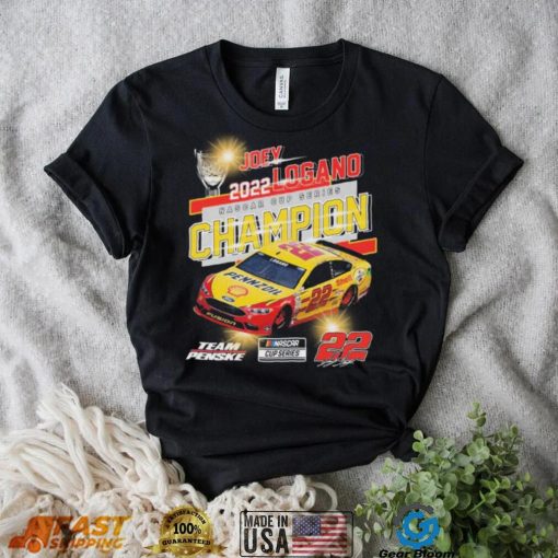 Joey Logano 2022 Champion Nascar Cup Series Shirt