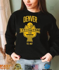 Denver Basketball Team Inspired Denver Nuggets Colorado Basketball Team Shirt