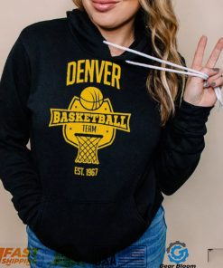 Denver Basketball Team Inspired Denver Nuggets Colorado Basketball Team Shirt