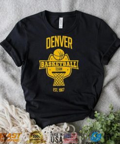 Denver Basketball Team Inspired Denver Nuggets Colorado Basketball Team Shirt