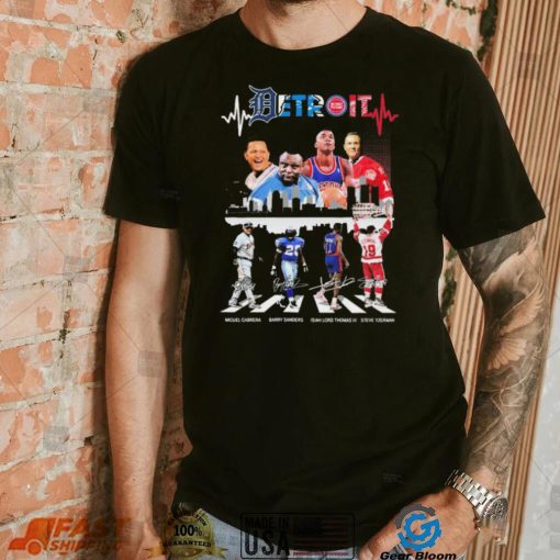 Detroit Miguel Cabrera Barry Sanders Isiah Lord Thomas Steve Yzerman Shirt