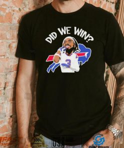 Did We Win Damar Hamlin Caricature Shirt