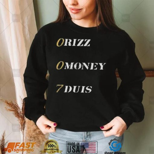 Unprofessionalapparel shop 007 rizz money duis shirt