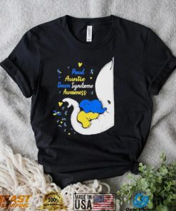 Elephant Proud Auntie Down Syndrome Awareness Shirt