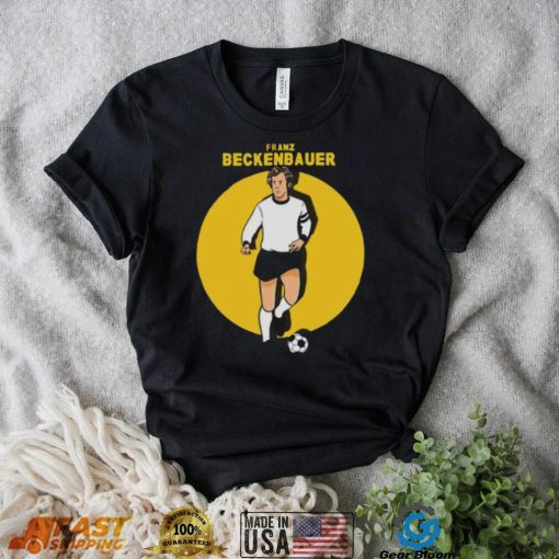 Franz Beckenbauer Retro Cartoon Art shirt