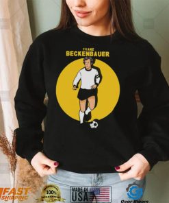 Franz Beckenbauer Retro Cartoon Art shirt