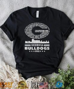 Georgia Bulldogs 2022 Players names champions logo shirt