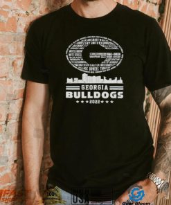 Georgia Bulldogs 2022 Players names champions logo shirt