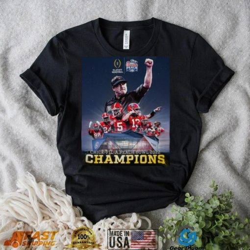 Georgia Bulldogs Playoffs Semifinal Chick Fil A Peach Bowl 2022 Champions shirt