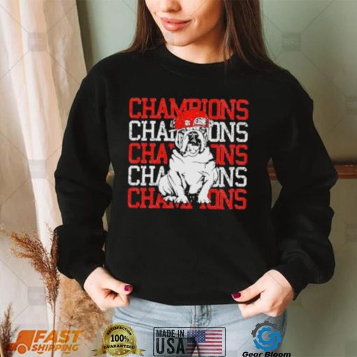 Georgia Bulldogs Sec Champions Shirt