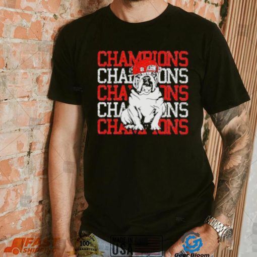 Georgia Bulldogs Sec Champions Shirt