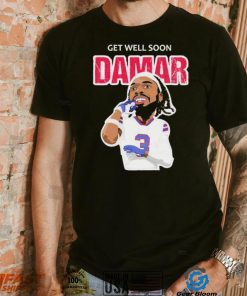 Get Well Soon Damar Hamlin Caricature Shirt