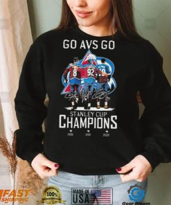 Go Avs Go Stanley Cup Signature Champions Shirt