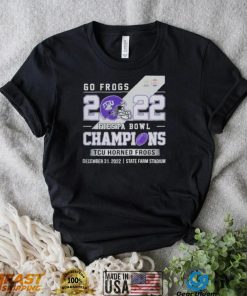 Go Frogs 2022 Fiesta Bowl Champions TCU Horned Frogs shirt