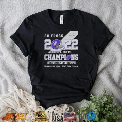 Go Frogs 2022 Fiesta Bowl Champions TCU Horned Frogs shirt