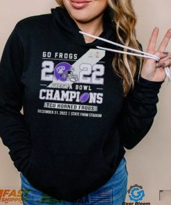 Go Frogs 2022 Fiesta Bowl Champions TCU Horned Frogs shirt