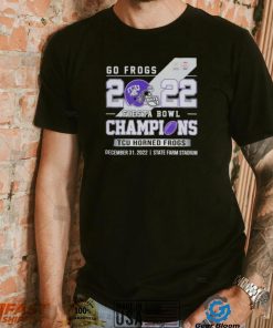 Go Frogs 2022 Fiesta Bowl Champions TCU Horned Frogs shirt