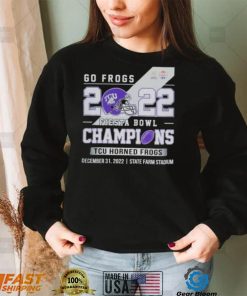 Go Frogs 2022 Fiesta Bowl Champions TCU Horned Frogs shirt