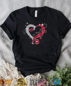 Go Hogs Go Razorbacks heart diamond shirt